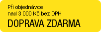 Při objednávce nad 3 000 Kč bez DPH doprava zdarma