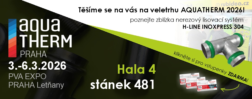 Aquatherm Praha 2026 - Rubidea