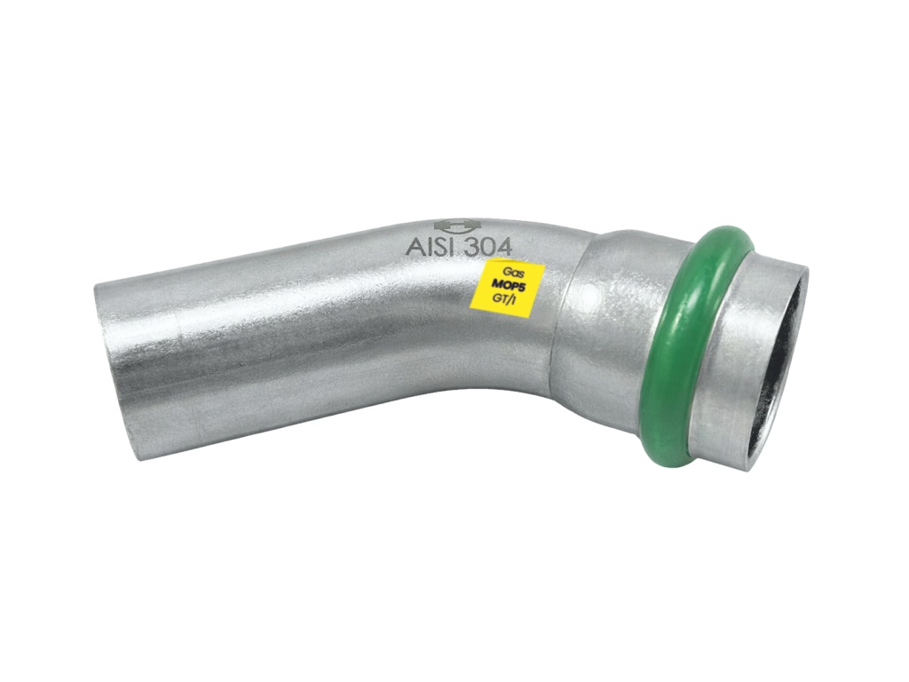 H-LINE INOXPRESS 304 GAS oblouk 45°