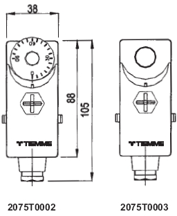 Tiemme termostat - TM2075